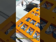 Δισκόπιο 4 άξονες αυτόματη μηχανή συγκόλλησης για PCB ηλεκτρονικό παιχνίδι USB κασσίτερο σύρμα